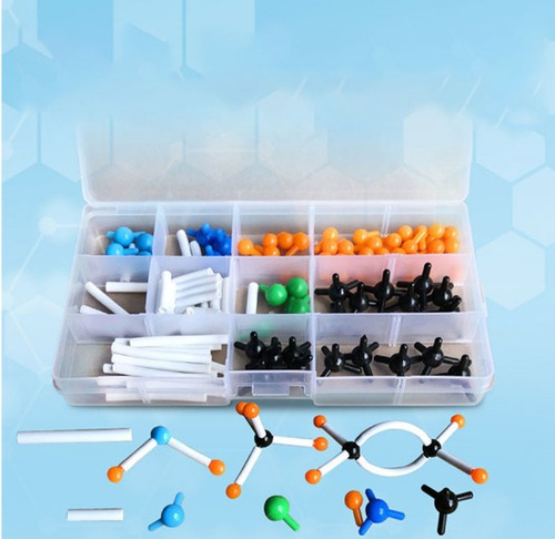 Kit De Plantilla De Juego De Química Molecular 97 Pc En Caja