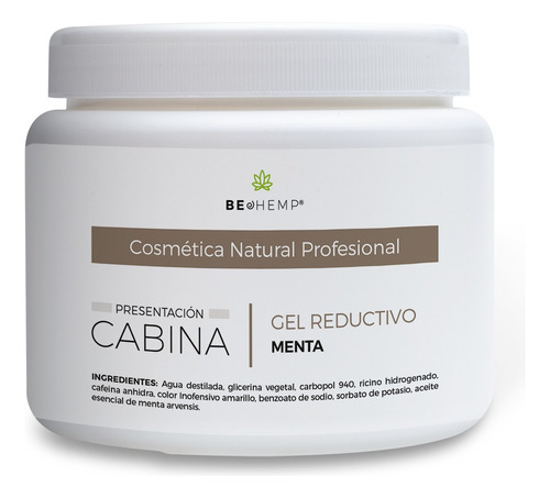 Gel Tonificante De Menta, Y Crema Anticelulitis Beohemp