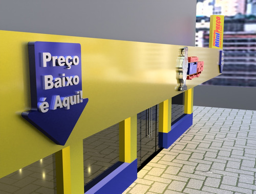 Imagem 9 de 10 de Projetos 3d Para Fachadas Comerciais E Áreas Externas
