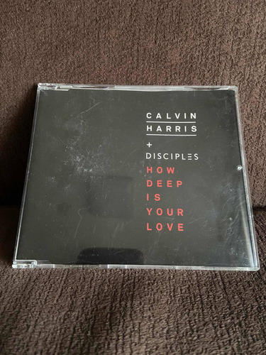Cd Single Calvin Harris How Deep Is Your Love Europeu (Usado)