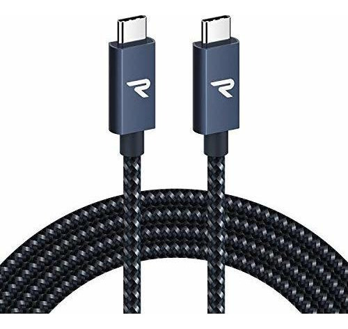 Cable Usb Rampow C A Usb C De 6 Pies - [100w, 20gbps] - Cabl