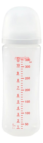 Biberón Pigeon Softouch Boca Ancha 330ml/11oz Anticólicos 6m Blanco Biberón Softouch Pigeon Pp