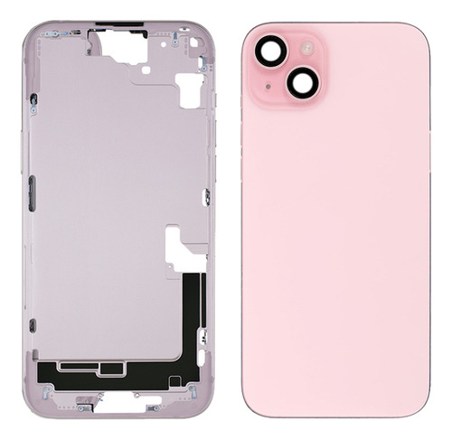 Carcaça Chassi Compatível iPhone 15 Plus Completa + Botões