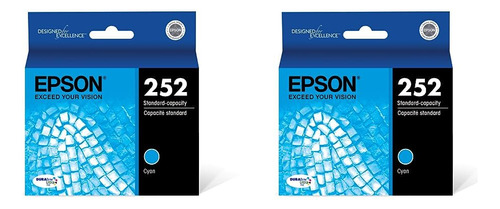 Epson T252 Durabrite Ultra Ink Cartucho Cian De Capacidad Es