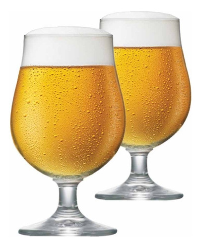 Conjunto De Taça De Cristal Para Cerveja Bock Cor Incolor