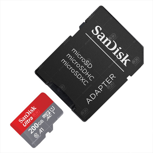 Imagen 3 de 5 de Tarjeta Micro Sdxc 200gb Sandisk Ultra, C10, U1, A1, 100mb/s