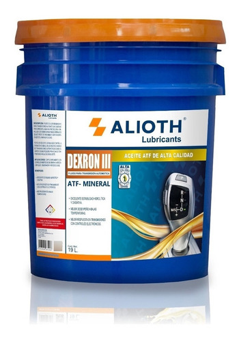 Alioth Lubricants Atf- Dexron Iii (cubeta)