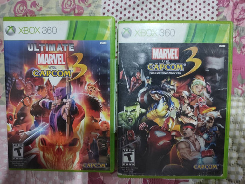Marvel Vs Capcom 3 Y Marvel Vs Capcom Fate Of Two Worlds (Usado)