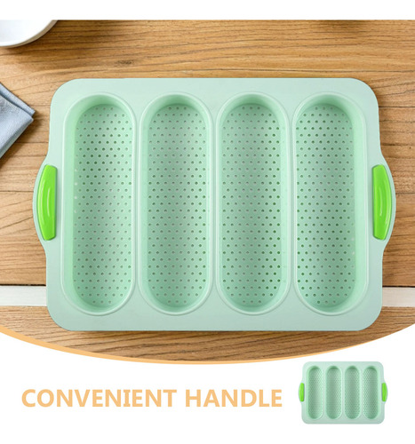 Molde De Silicona Para Hornear Baguette: Molde Antiadherente