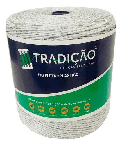 Fio Para Cerca Elétrica Rural Eletroplastico - Rolo 1000m