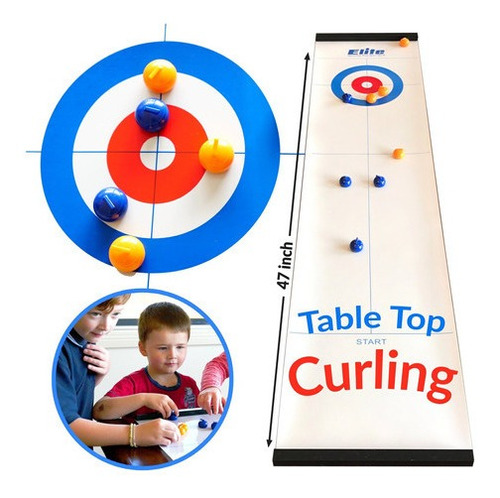 Table Top Curling Game O Bowling Game