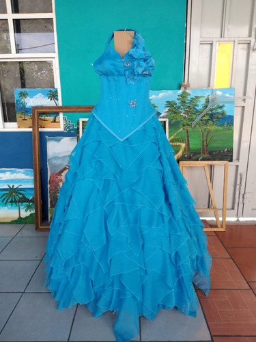 Vestido De Xv Años Azul 