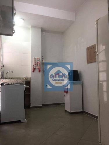 Imagem 12 de 20 de Kitnet Com 1 Dormitório À Venda, 37 M² Por R$ 254.000,00 - Gonzaga - Santos/sp - Kn0753