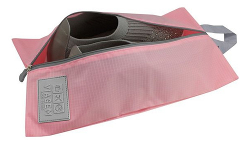 Necessaire Bolsa Porta Sapato Calçados Viagem Jacki Design Cor Rosa