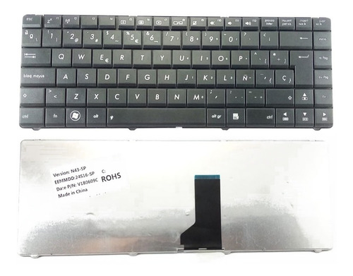 Teclado Asus X45 X45a X45c X45u X45vd X4h X4hjc X4i X4ijf 