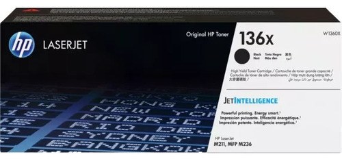 Toner Hp W1360x 136x Negro Original 2600 Copias M236 