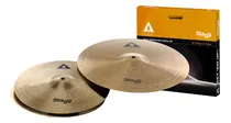 Comprar Set Pack Platillos Hi Hat 13  + Crash 16  Stagg Axaset Cuo