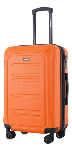 Valija Hummer Mediana 24puLG Abs Equipaje Maleta Amplia Color Naranja