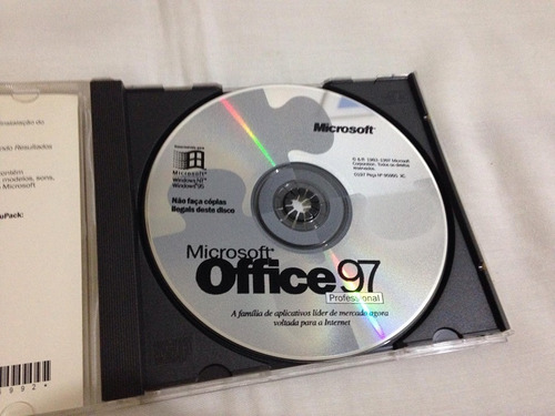 Microsoft Office 97 Professional Cd Midia Fisica Original | Parcelamento  sem juros