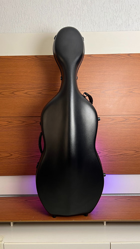Estojo Case Violoncelo Di Pietro Fibra Pro All Black 4/4
