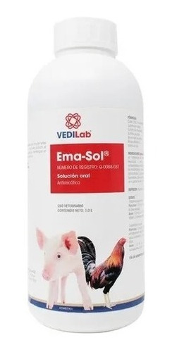 Ema-sol 1lt Para Aves Y Cerdos