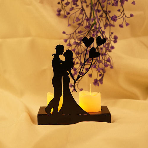Regalo De Candelabro Hierro Para Pareja Para Boda (globos)