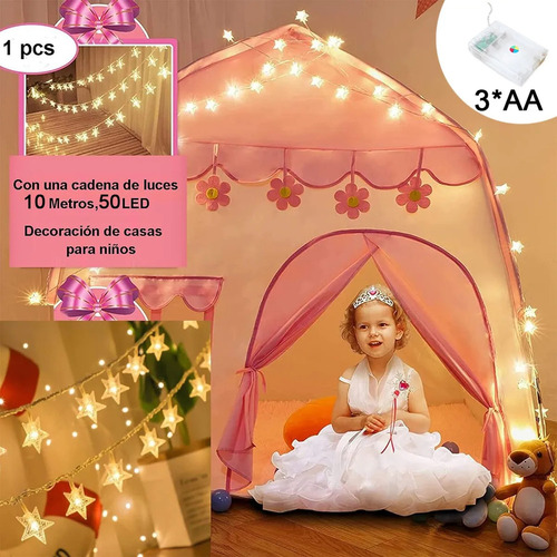 Kl Casita Para Niños Niña Carpa Princesa Tienda Juego 10m