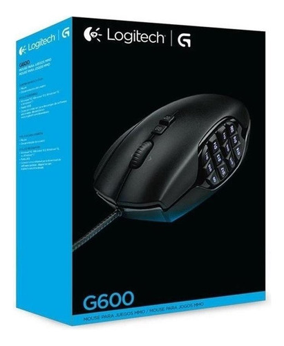 Mouse Gaming G Series Logitech G600 