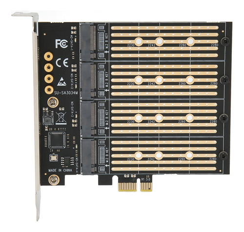 Tarjeta Adaptadora Ngff A Pcie, 4 Posiciones De Disco, 10 Gb