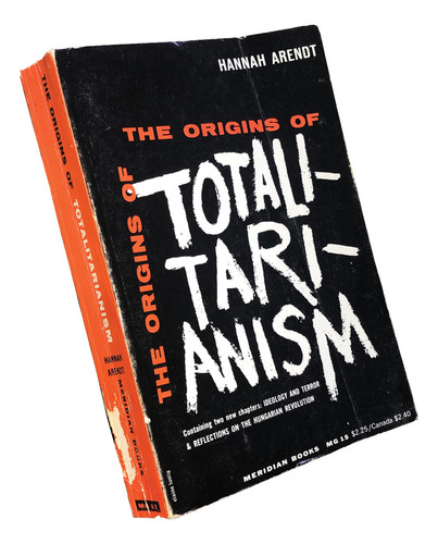 Libro: Los Orígenes Del Totalitarismo: Hanna Arendt: Ingés