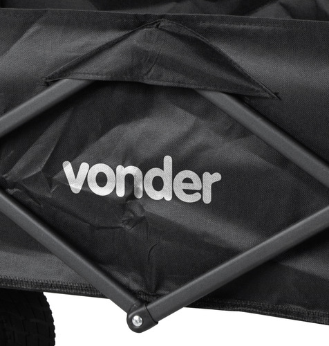 Carrinho Para Carga Ferramentas 75kg Vonder Com Rodas