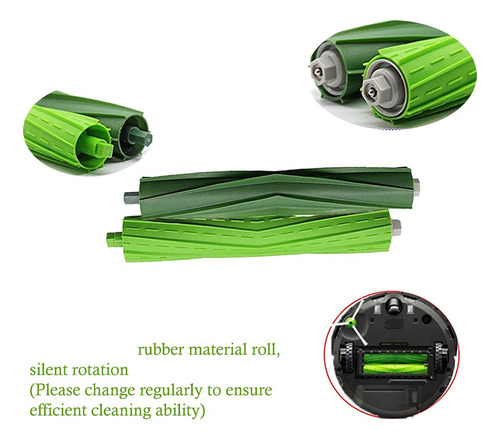 Rodillo De Cepillo Principal Para Roomba I7 E5 E6 I Serie R