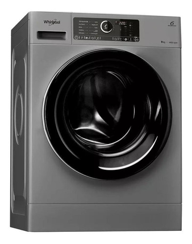 Lavarropas Whirlpool Wlcf90s 9 Kg Carga Frontal Silver