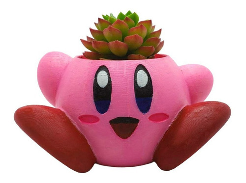 Florero Macetero Kirby Flores O Suculentas