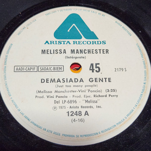 Simple Melisa Manchester Arista Records C6