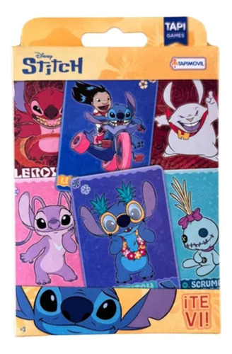 Juego De Mesa Te Vi! Cartas De Lilo Y Stitch Coincidencias