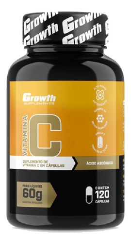 L-carn 120 Caps Integral + Vitamina C 120 Caps Growth