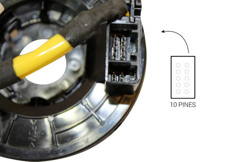 Imagen 6 de 9 de Cable Espiral Cinta Airg Bag Toyota Hilux No 84306-0k051