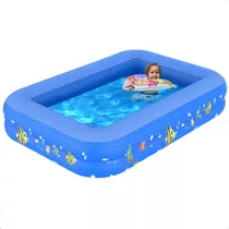 Comprar Piscina Inflable Para Niños Azul Oscuro Piscina Inflable Rectangular Piscina Niños Arcashopping Piscina Infantil Azul Oscuro Piscina Inflable Rectangular Piscinas Pequeñas Acolchada Niños