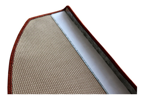 Imagen 5 de 5 de Alfombra Peldaños De Escalera Madras Terracota (pack X 5un)