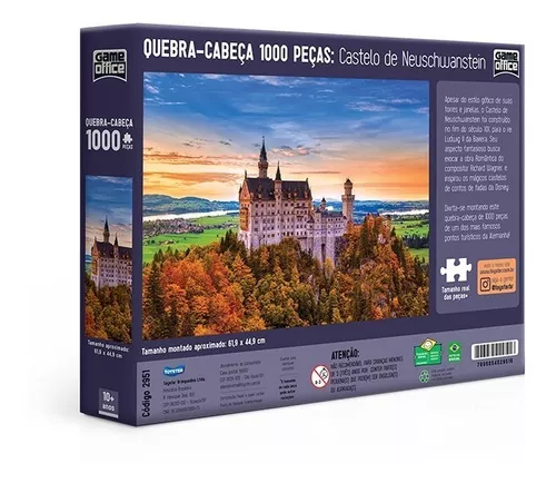 Quebra-cabeça 1000 peças - Castelo de Neuschwanstein