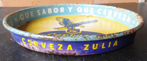 Imagen 3 de 9 de Antigua Bandeja Zulia - Agarre El Aguila Por El Pico
