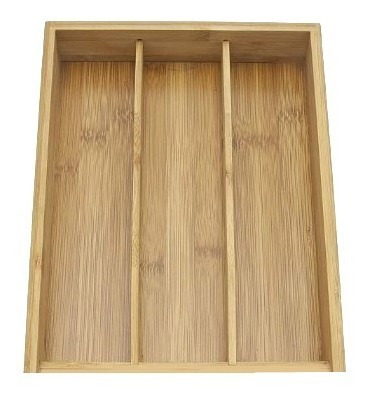 Imagen 2 de 2 de Organizador De Cajones Para Cubiertos Utensilios 3 Secciones