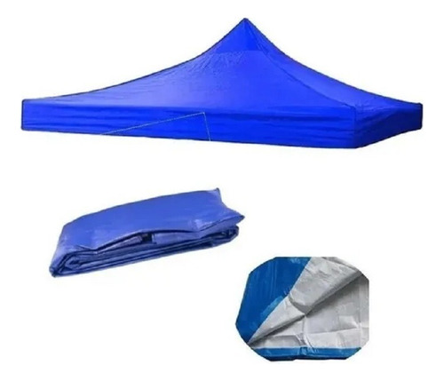 Carpa Toldo 3x3 Impermeable Azul Hamelin