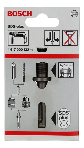 Vástago Bosch Para Adaptador Sds Plus Mandril 1/2