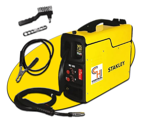 Soldadora Inverter Stanley Mig 130 Sin Gas Flux Italiana