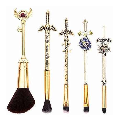 The Legend Of Zelda Set De Pinceles De Maquillaje - 5pc Ocar