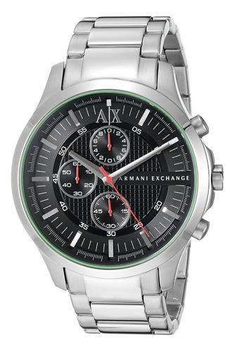 Reloj Hombre Armani Exchange Ax2163 Cuarzo Pulso Plateado En