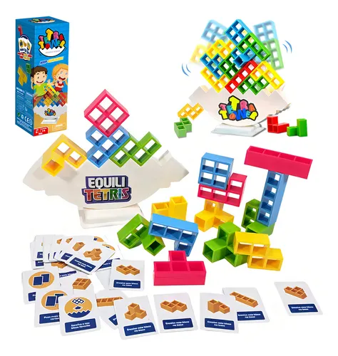 Torre Tetris Juego De Equilibrio Didáctico Niño