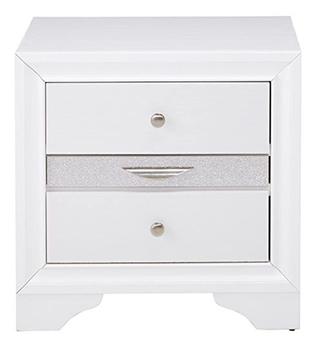 Acme Muebles 25773 Naima Mesita De Noche Talla Única Colo